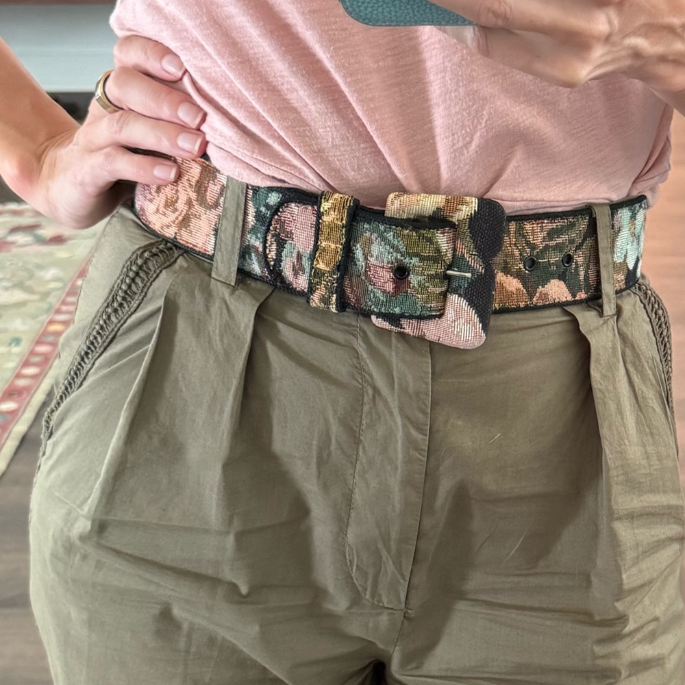 Vintage jacquard belt - Picture 4 of 4